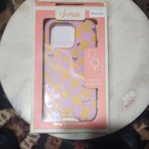 Sonix iPhone 14 Pro Case - Purple and Yellow